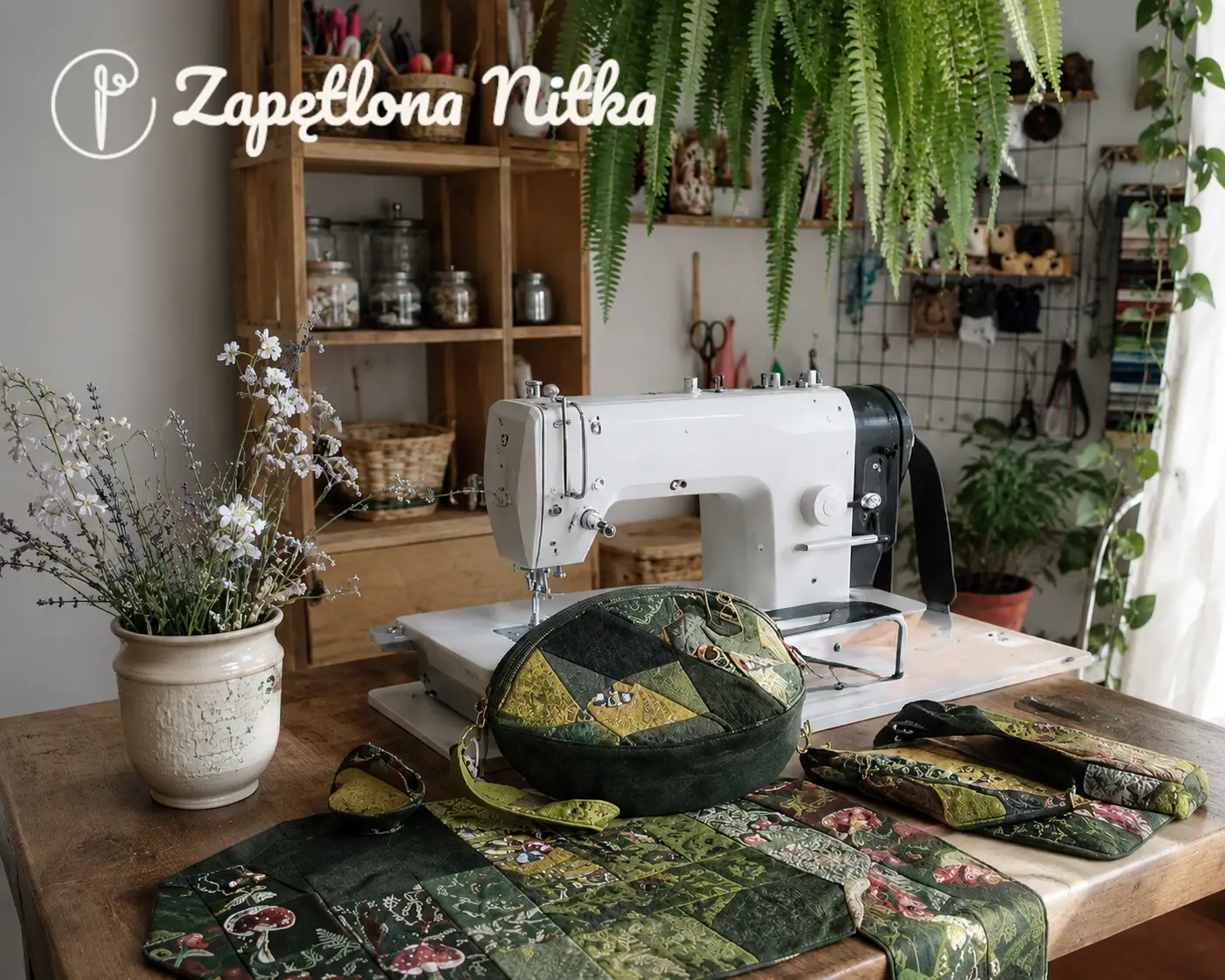zapętlona nitka nerki damskie handmade