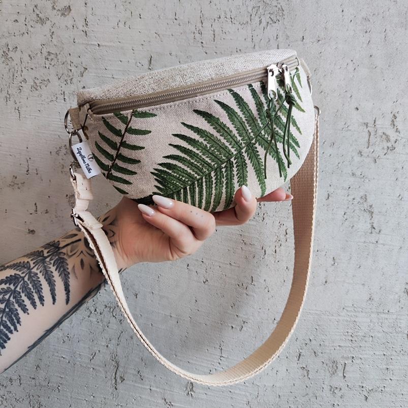 NERECZKA PÓŁKSIĘŻYC LIŚCIE PAPROCI