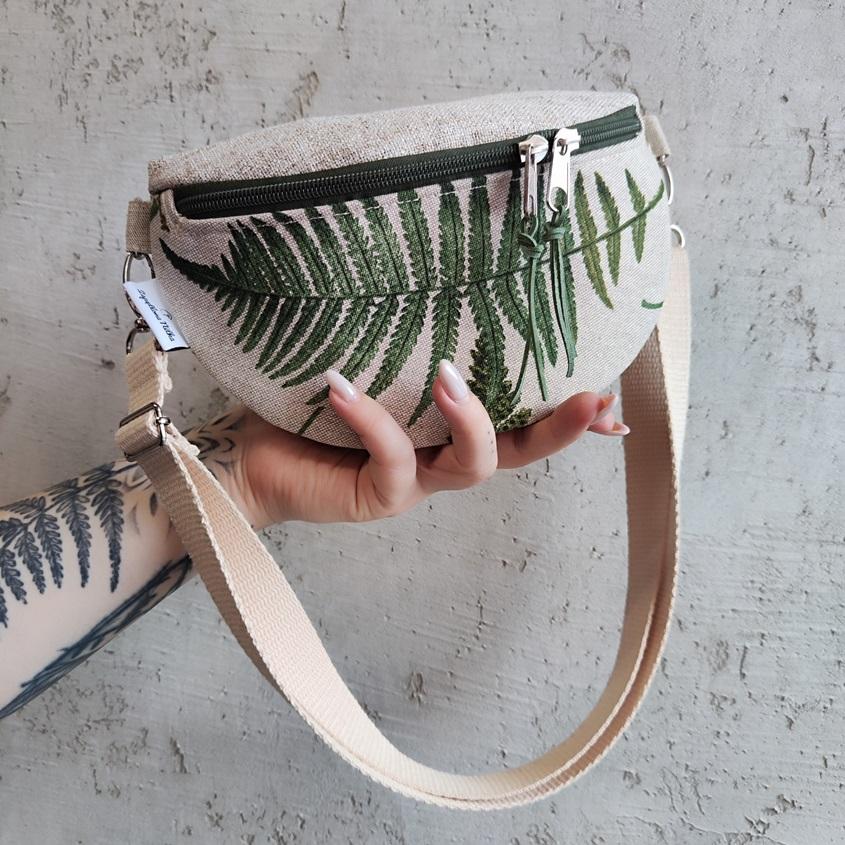 NERECZKA PÓŁKSIĘŻYC LIŚCIE PAPROCI