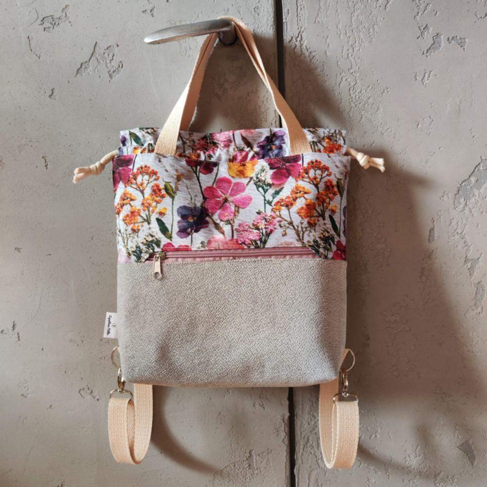 PLECAKO TOREBKA SUSZONE KWIATY 