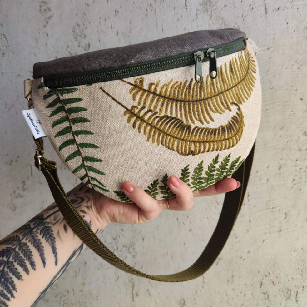 NERKA PÓŁKSIĘŻYC LIŚCIE PAPROCI 