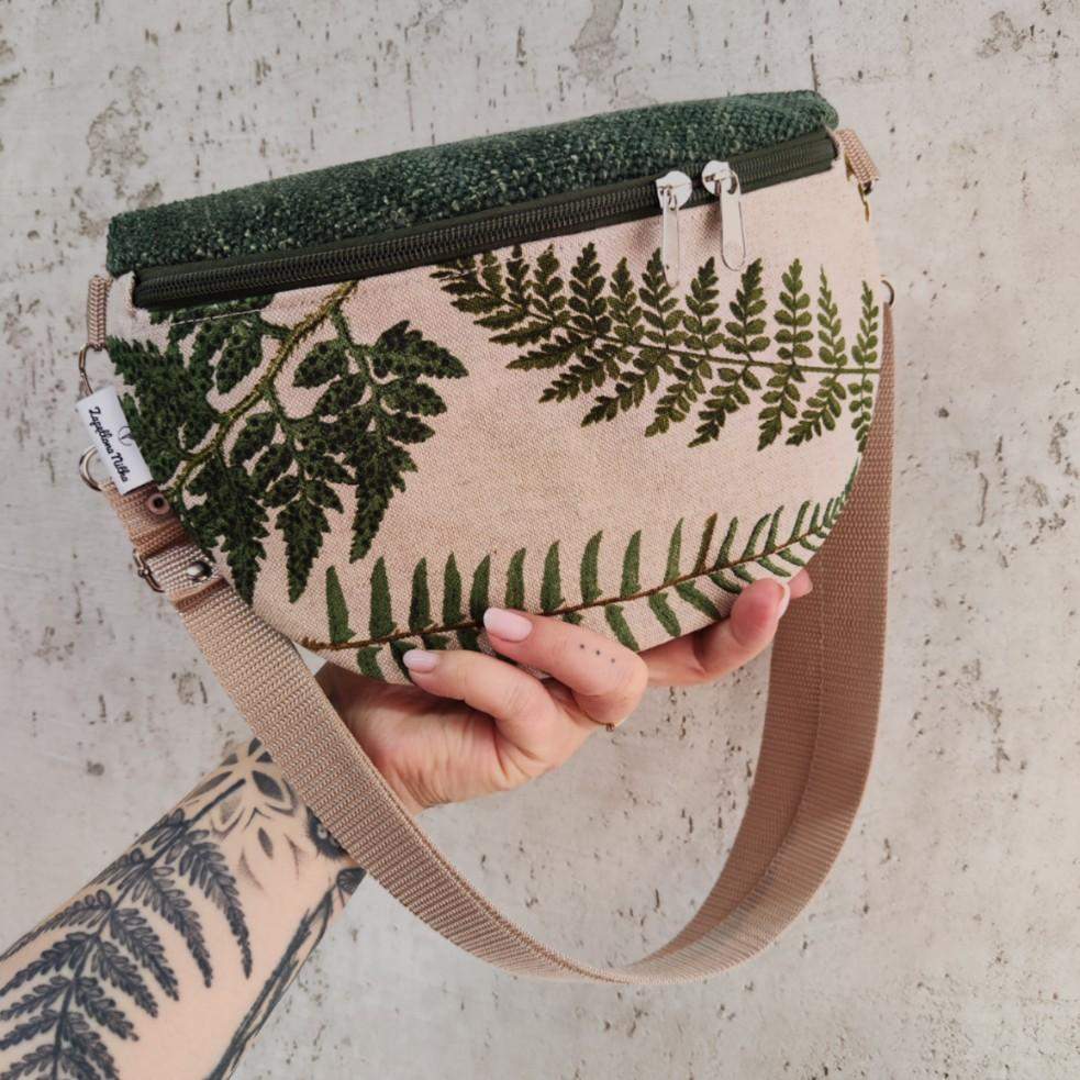 NERKA PÓŁKSIĘŻYC LIŚCIE PAPROCI 