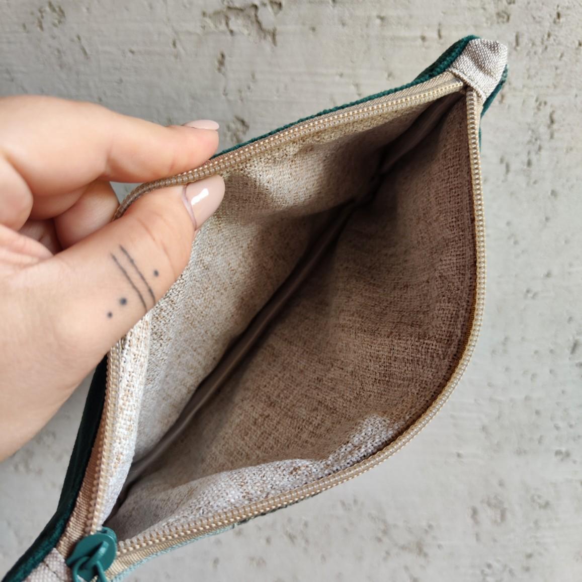 KOSMETYCZKA ZERO WASTE LEŚNA PATCHWORK 4 2