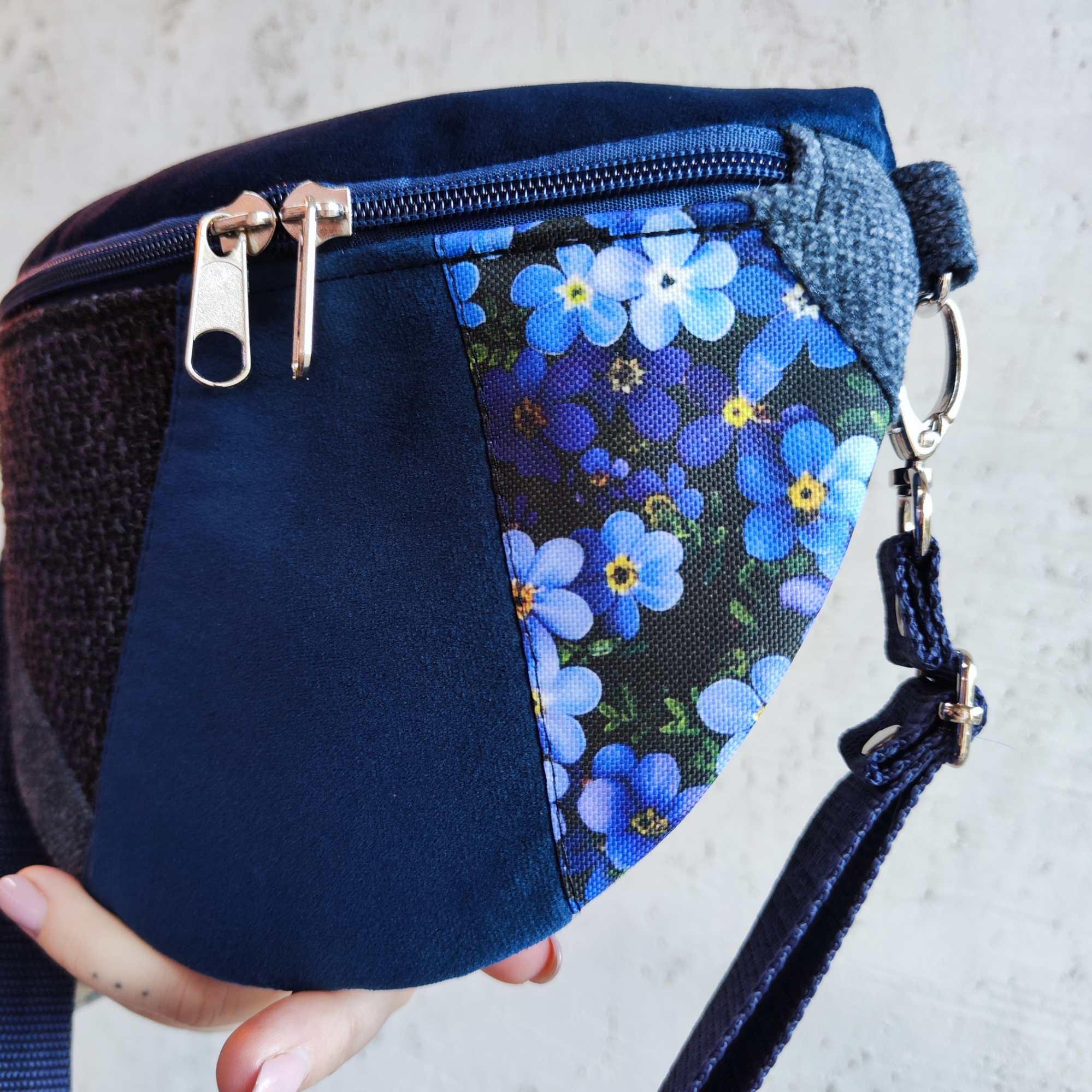 NERKA PÓŁKSIĘŻYC NIEZAPOMINAJKI 2 PATCHWORK 2