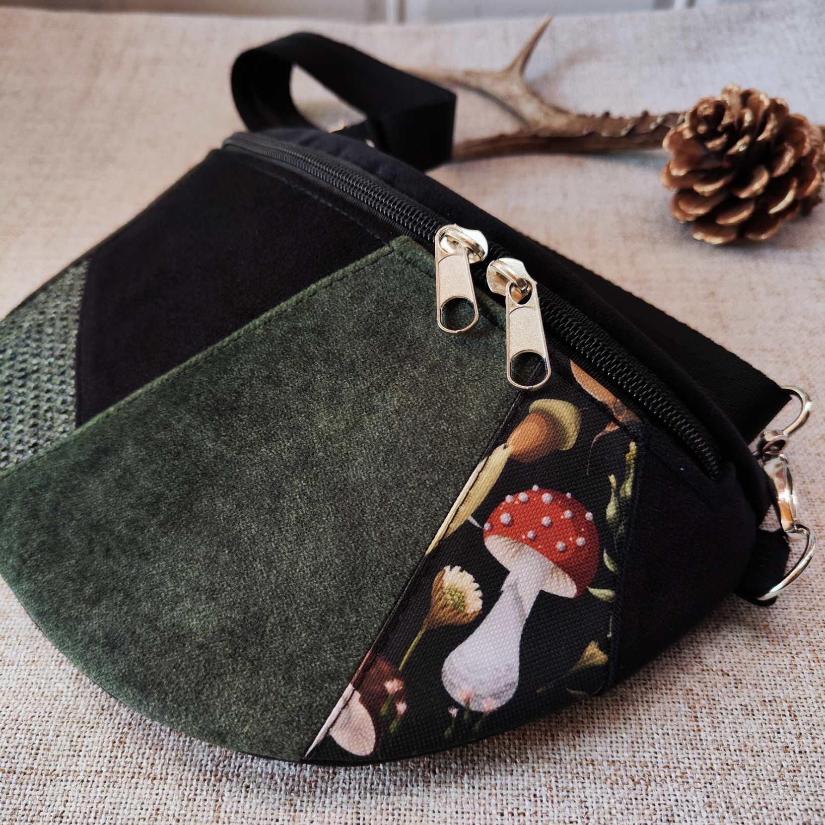 NERKA PÓŁKSIĘŻYC MUCHOMOREK PATCHWORK 